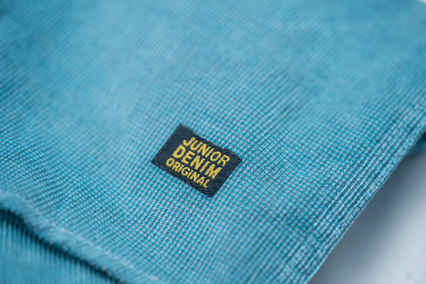 JUNIOR CLUB REGULAR FIT MINI CORDROUY FULL SLEEVE SHIRT FOR KIDS