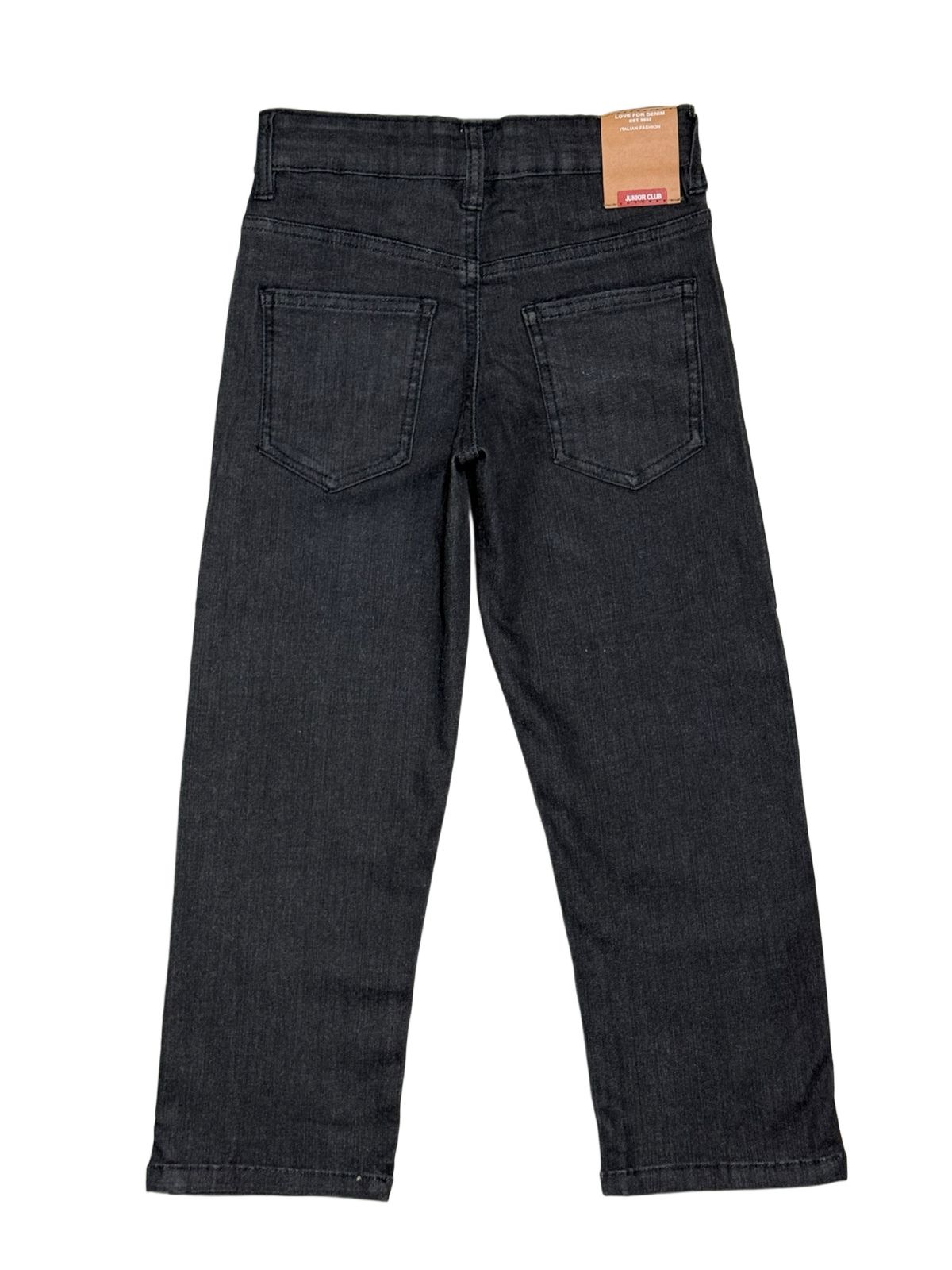 JUNIOR CLUB BOYS BLACK STRETCHABLE DENIM JEANS