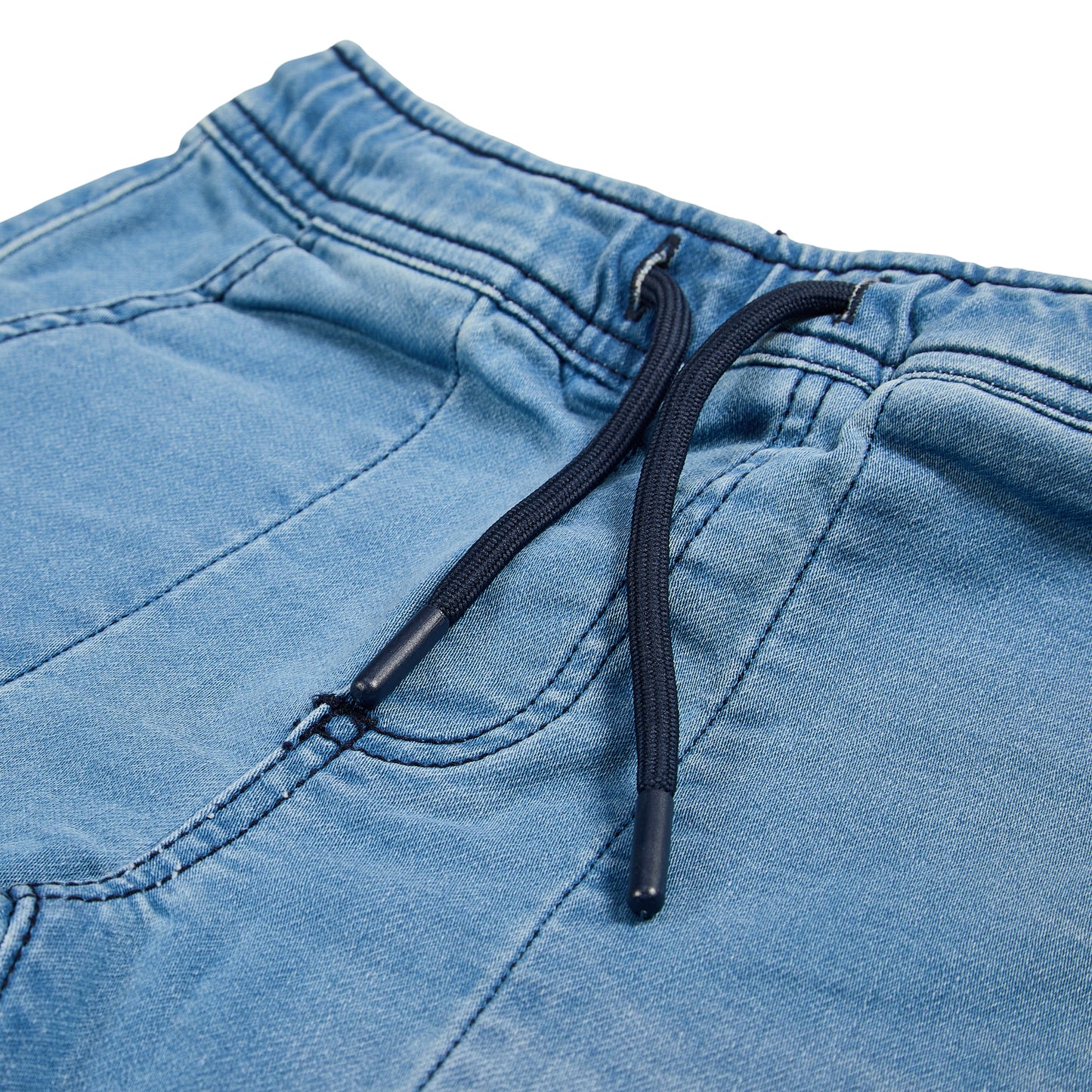 ASSOB Kids Straight Fit Drawstring Jeans