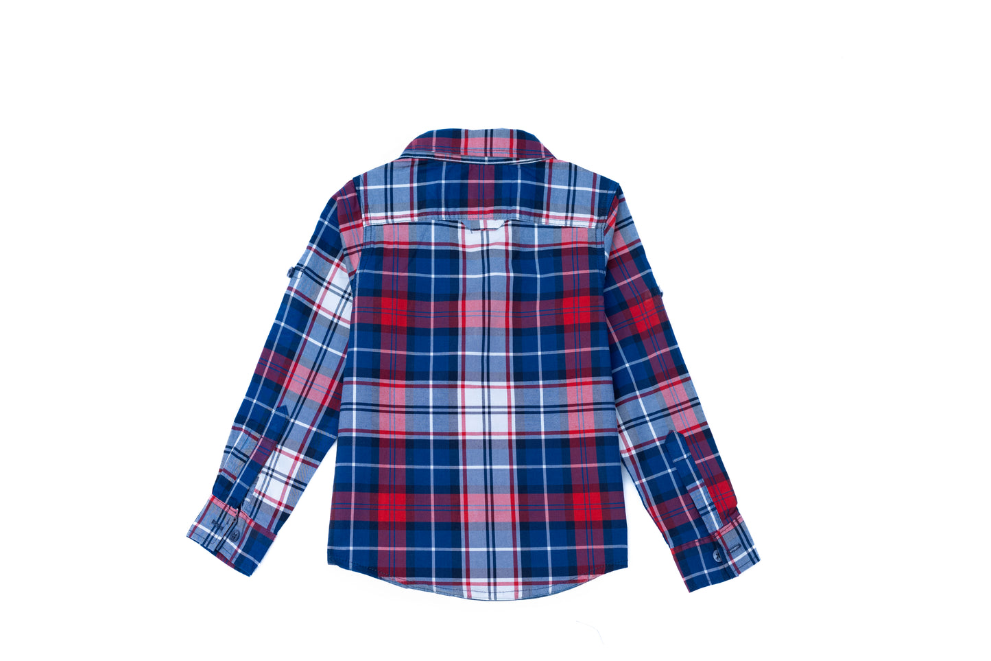 JUNIOR CLUB Regular Fit Cotton Stretch Check Full Sleeve Shirt For Kids