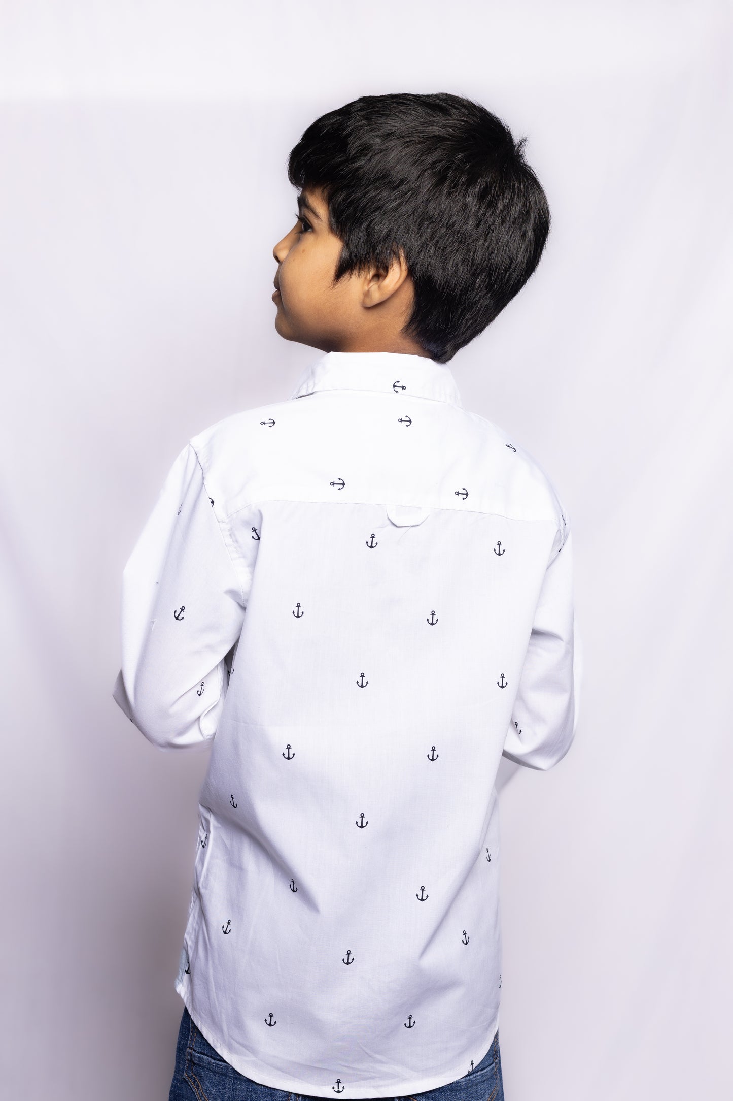 JUNIOR CLUB BOYS  REGULAR FIT CASUAL PRINTED FULL SLEEVE SHIRT FOR BOYS