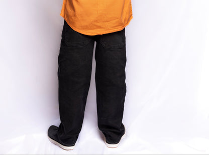 RAW OUTFITTERS CLASSIC SOLID BLACK BOYS JEANS