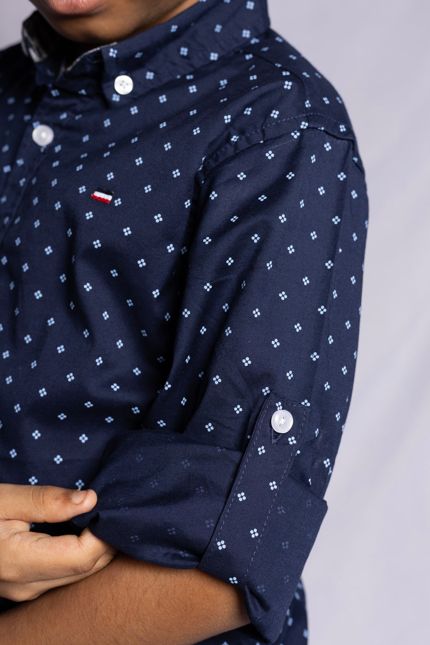 JUNIOR CLUB BOYS  REGULAR FIT CASUAL STRETCH FULL SLEEVE SHIRT FOR BOYS