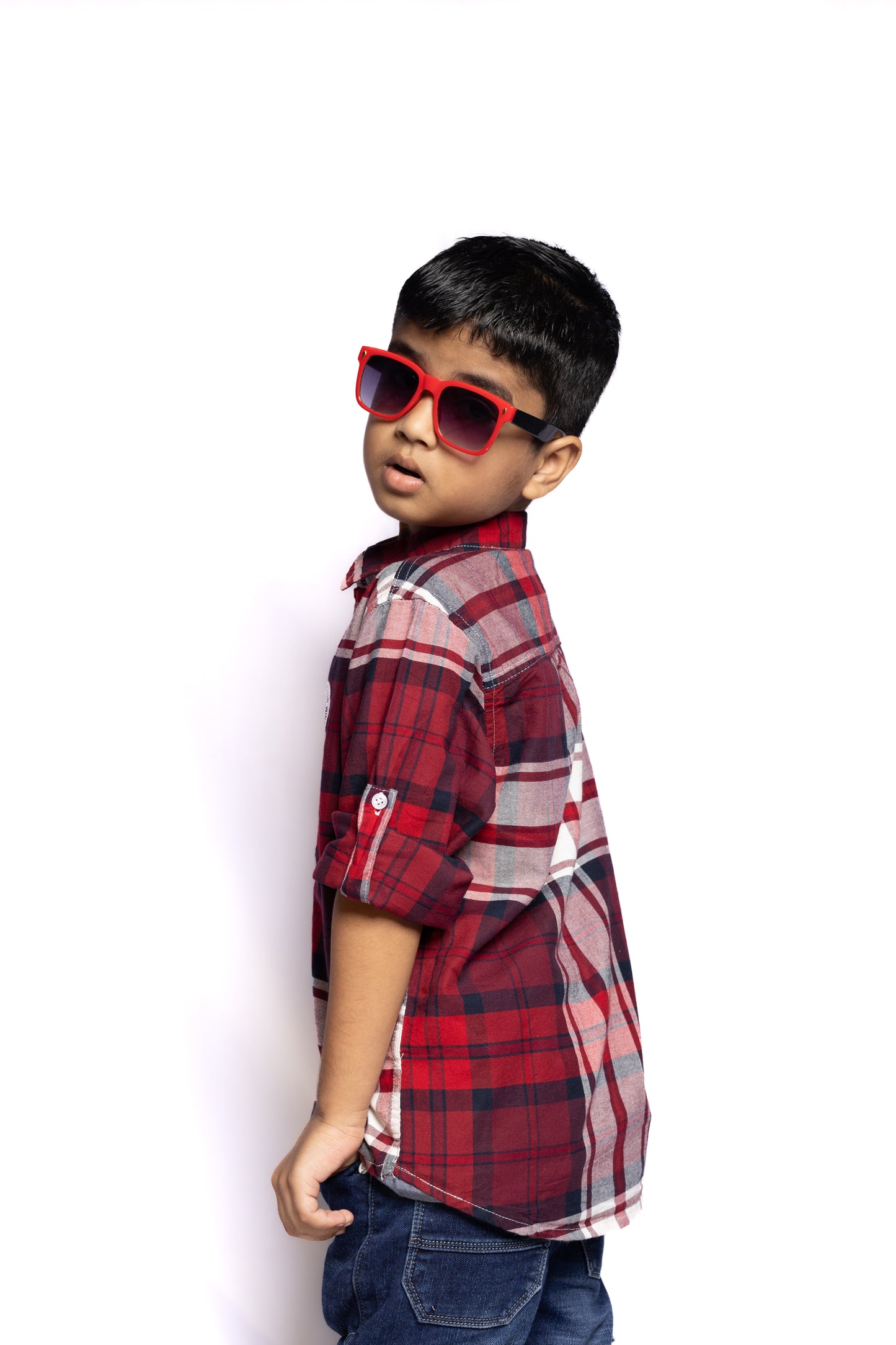JUNIOR CLUB BOYS REGULAR FIT CASUAL OXFORD STRETCH FULL SLEEVE SHIRT FOR BOYS