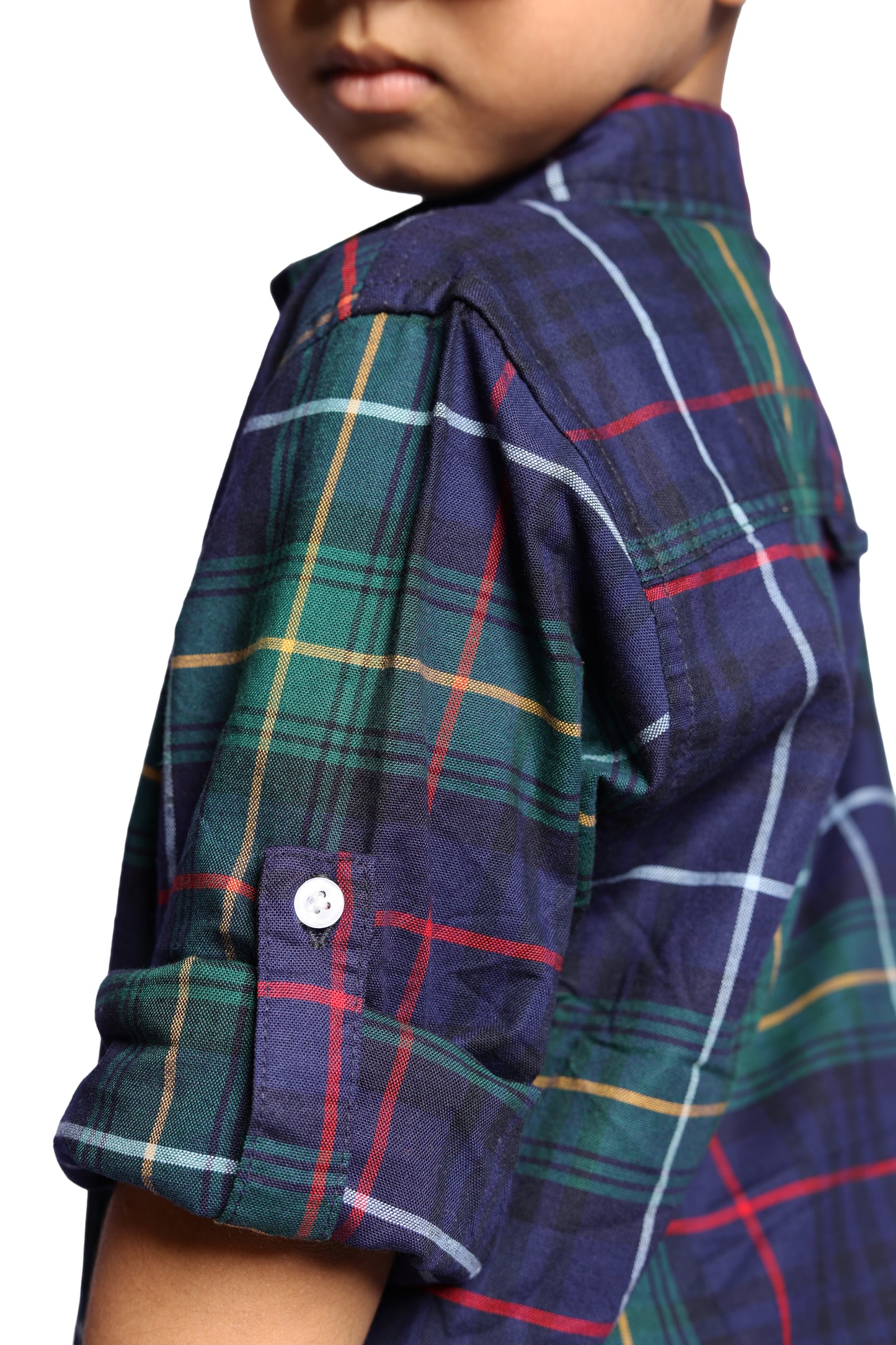 JUNIOR CLUB BOYS REGULAR FIT CASUAL OXFORD STRETCH FULL SLEEVE SHIRT FOR BOYS