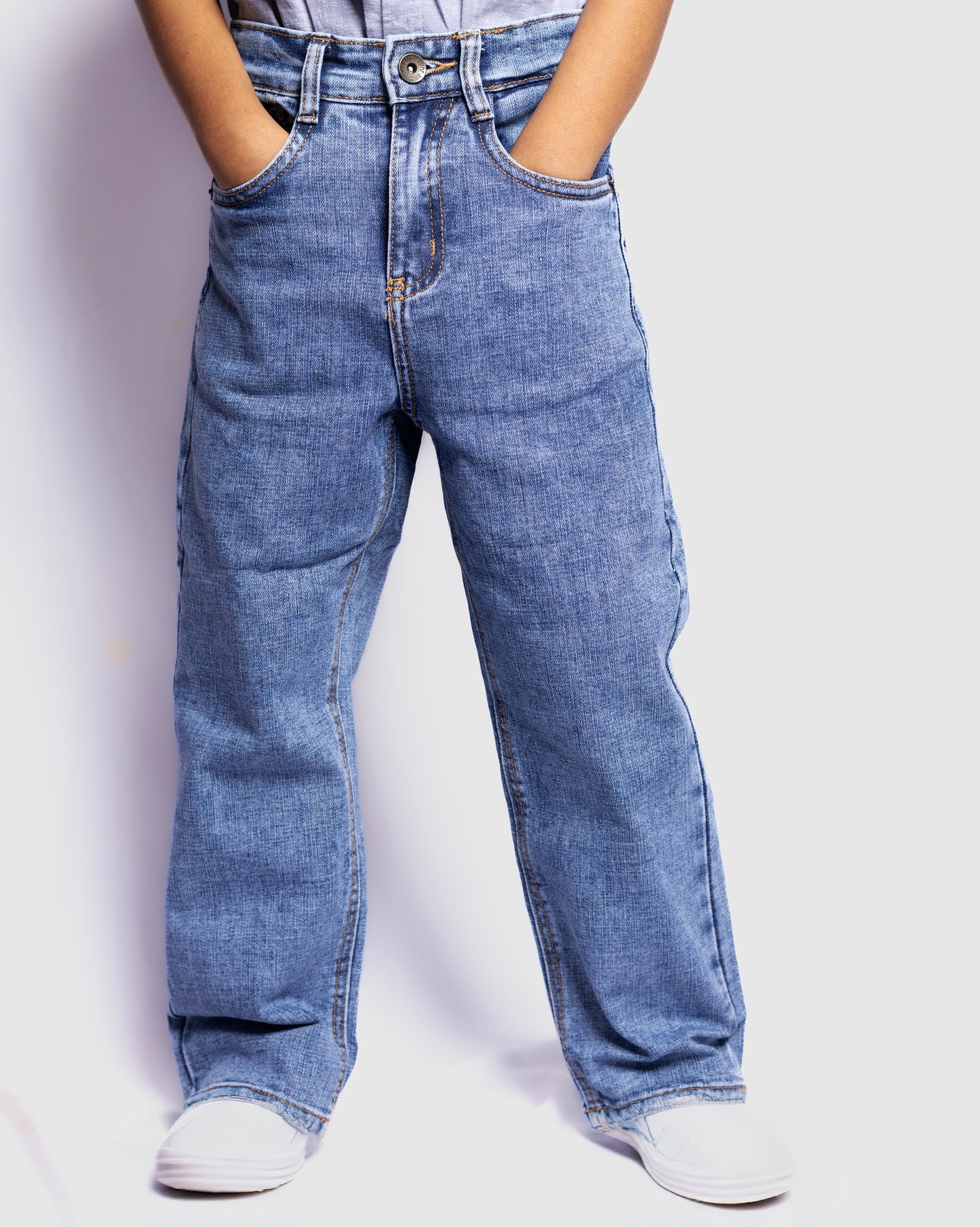 JUNIOR CLUB BOYS STRETCHABLE DENIM PANTS – COMFORTABLE EVERYDAY JEAN