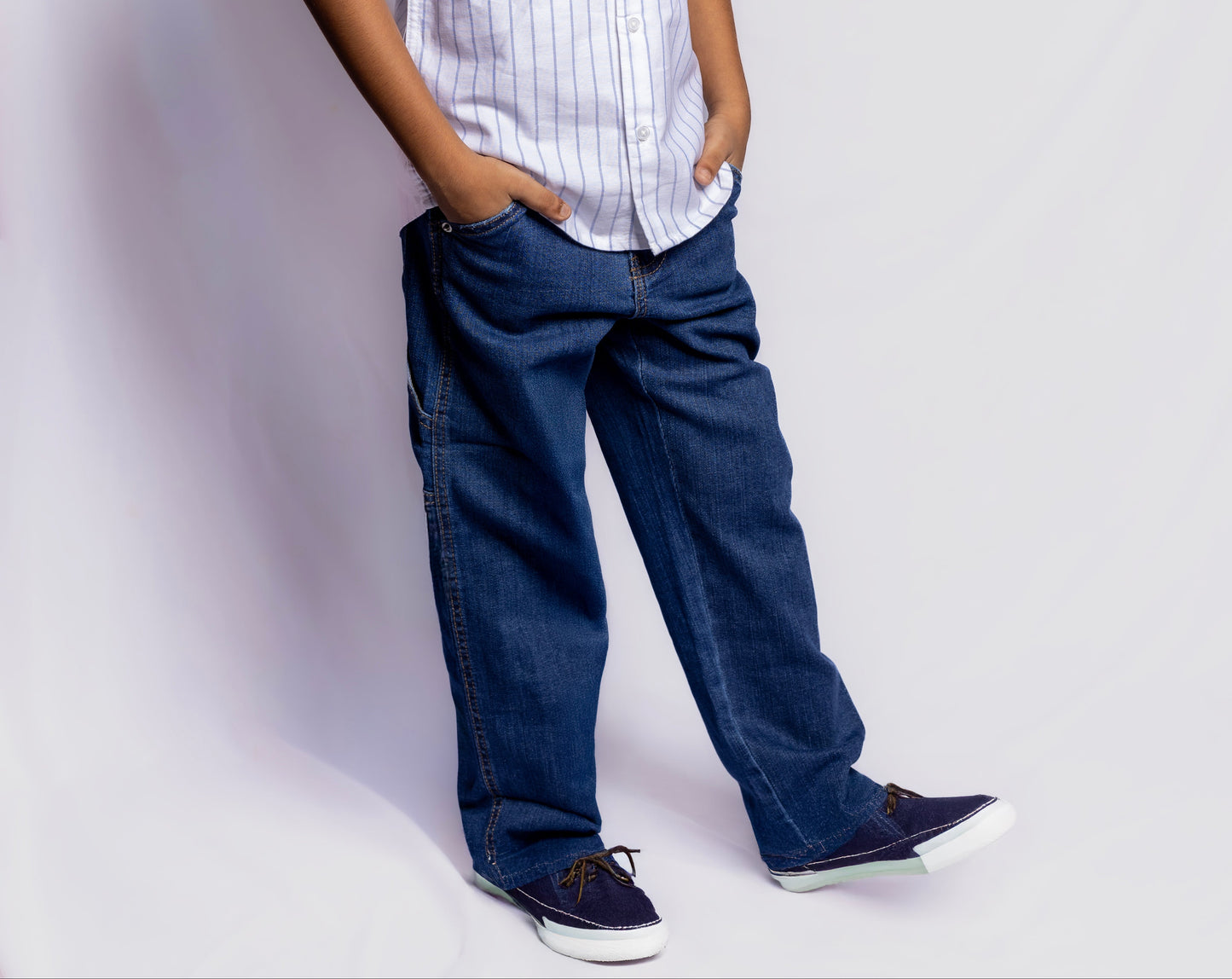 JUNIOR CLUB BOYS STRETCH DENIM CARPENTER PANTS – CLASSIC UTILITY FIT