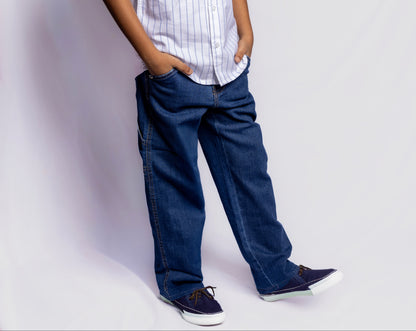 JUNIOR CLUB BOYS STRETCH DENIM CARPENTER PANTS – CLASSIC UTILITY FIT