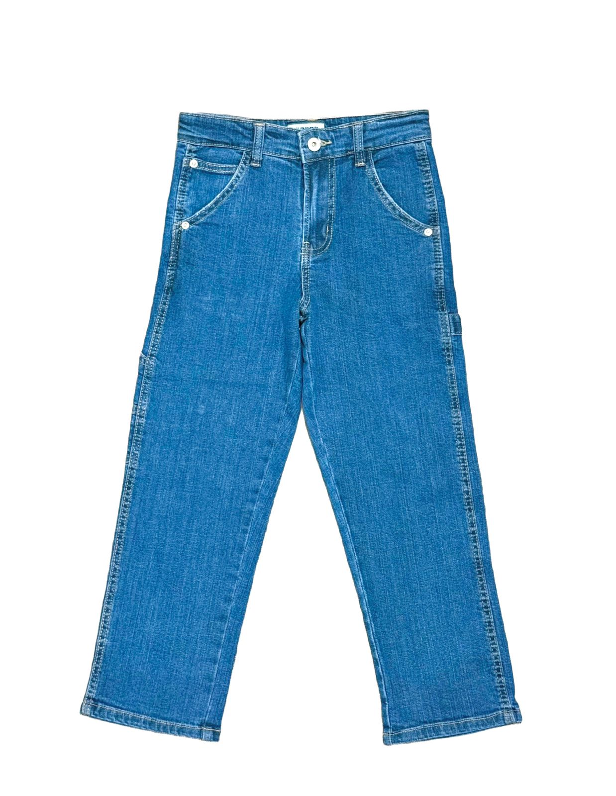 JUNIOR CLUB BOYS STRETCH DENIM CARPENTER PANTS – CLASSIC UTILITY FIT