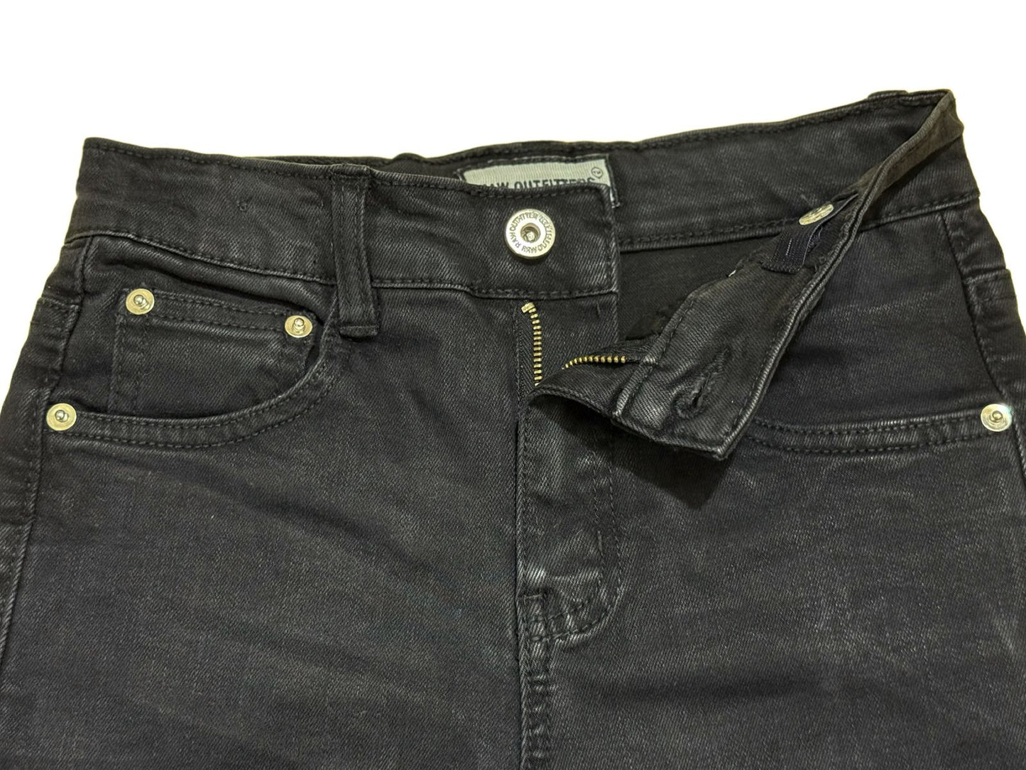 RAW OUTFITTERS CLASSIC SOLID BLACK BOYS JEANS