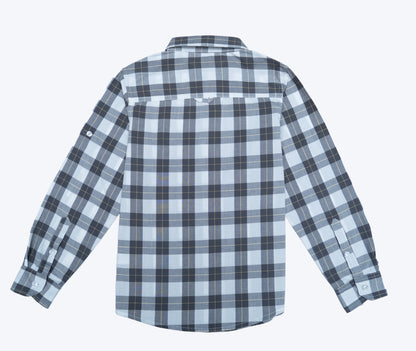 JUNIOR CLUB BOYS TRENDY REGULAR FIT CASUAL CHECK FULL SLEEVE SHIRT FOR BOYS