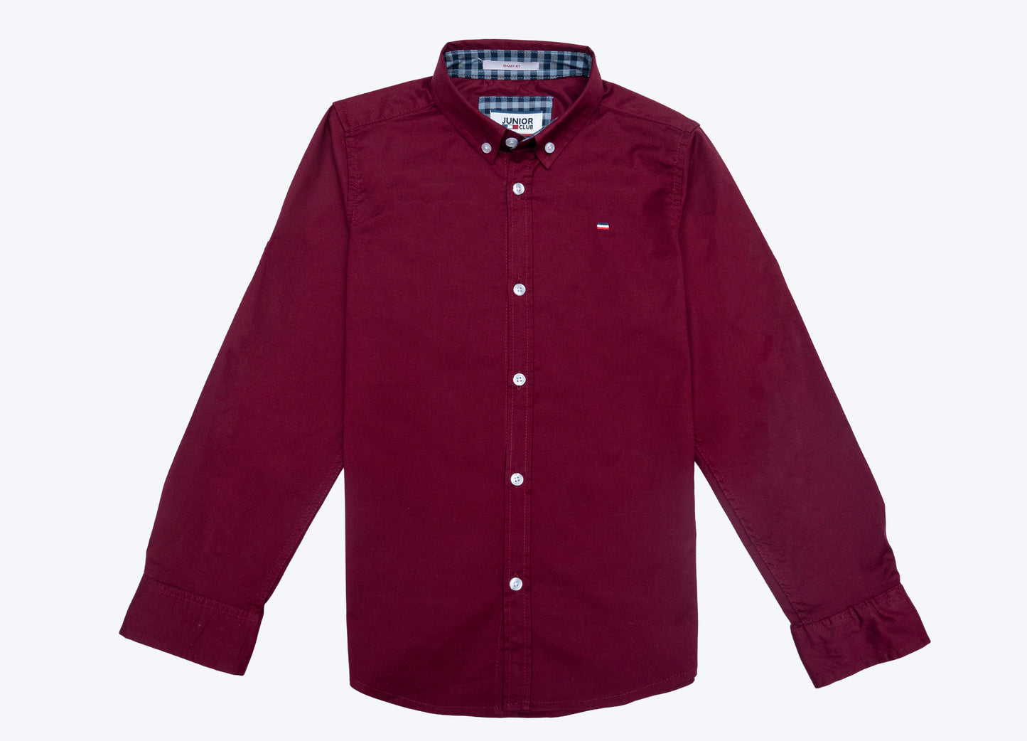 JUNIOR CLUB BOYS  REGULAR FIT CASUAL STRETCH FULL SLEEVE SHIRT FOR BOYS