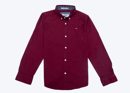 JUNIOR CLUB BOYS  REGULAR FIT CASUAL STRETCH FULL SLEEVE SHIRT FOR BOYS