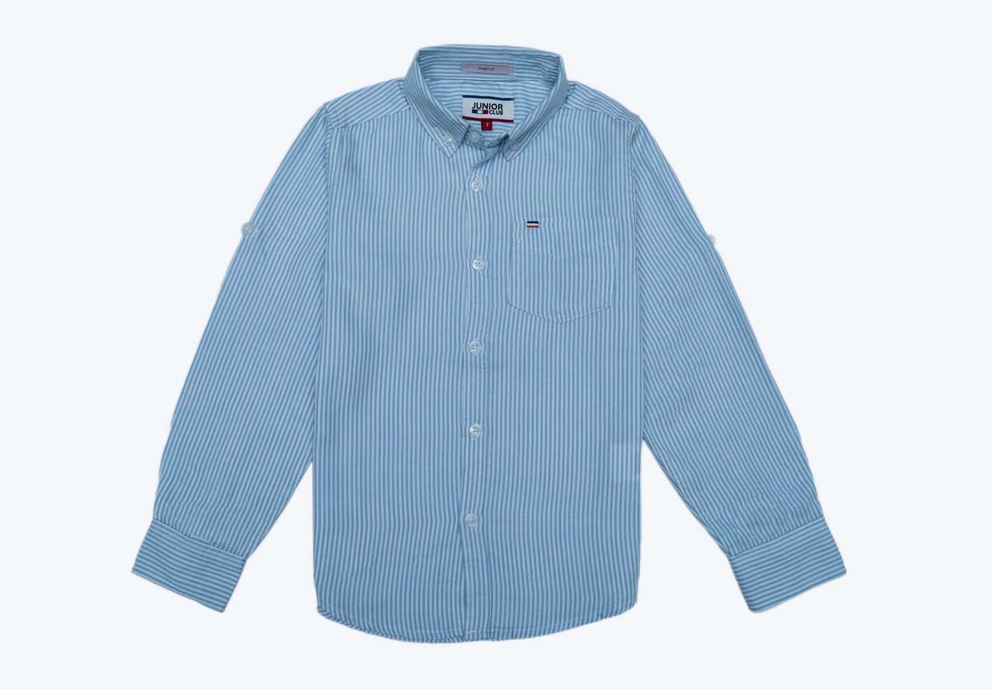 JUNIOR CLUB BOYS TRENDY REGULAR FIT CASUAL STRIPED FULL SLEEVE SHIRT FOR BOYS