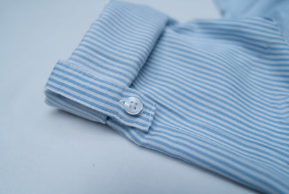 JUNIOR CLUB BOYS TRENDY REGULAR FIT CASUAL STRIPED FULL SLEEVE SHIRT FOR BOYS
