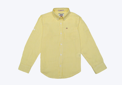 JUNIOR CLUB BOYS TRENDY REGULAR FIT CASUAL STRIPED FULL SLEEVE SHIRT FOR BOYS