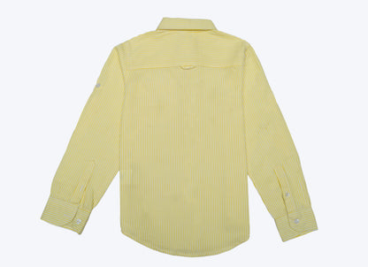 JUNIOR CLUB BOYS TRENDY REGULAR FIT CASUAL STRIPED FULL SLEEVE SHIRT FOR BOYS