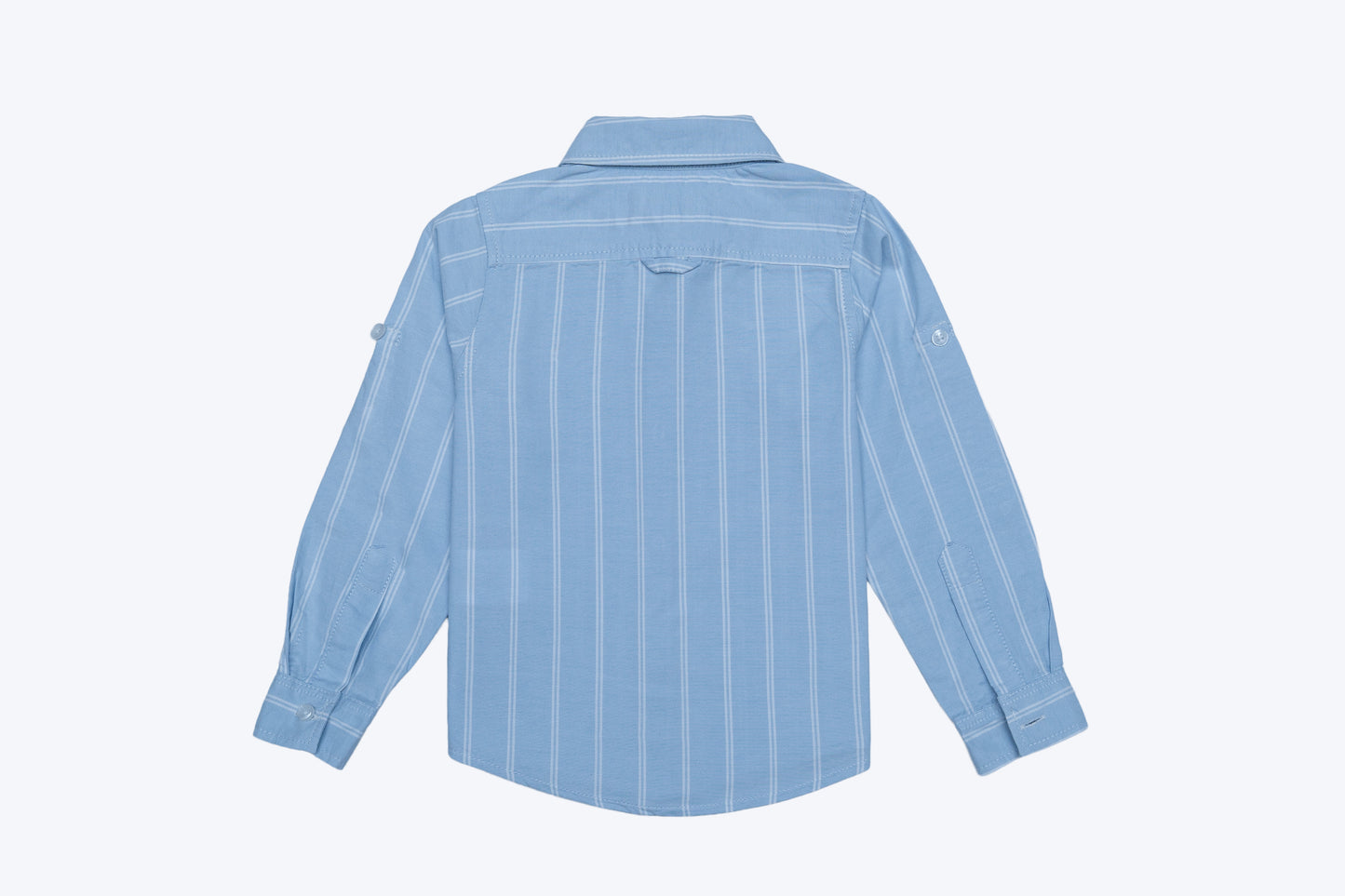 JUNIOR CLUB REGULAR FIT COTTON STRIPED FULL SLEEVE SHIRT FOR KIDS