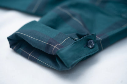 JUNIOR CLUB Regular Fit Cotton Stretch Check Full Sleeve Shirt For Kids