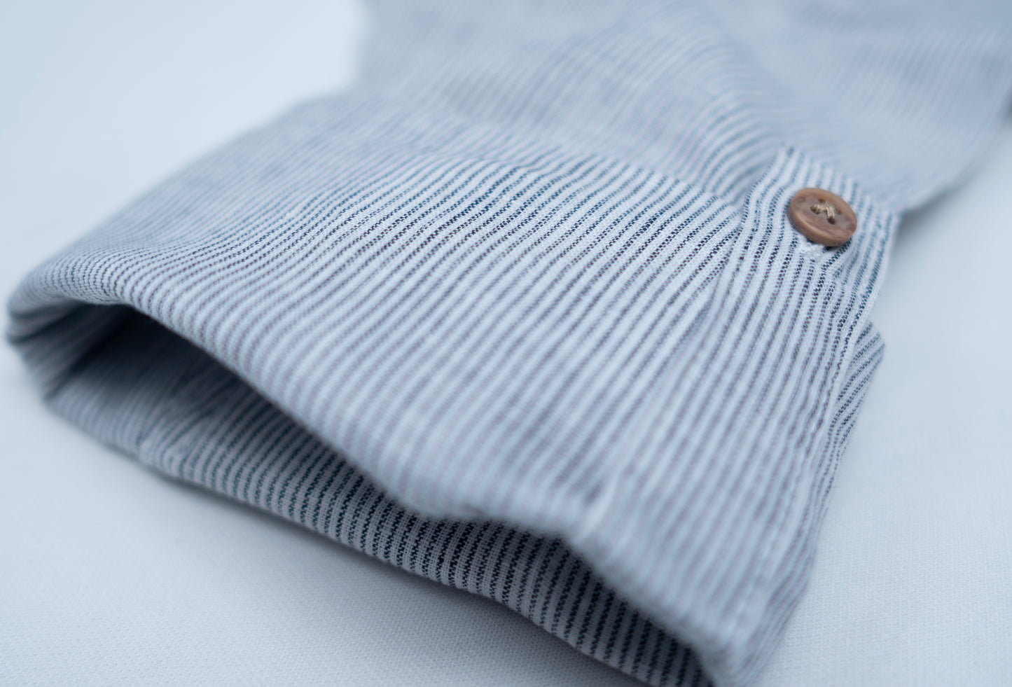 JUNIOR CLUB LONG SLEEVES LINEN BLEND STRIPED SHIRT