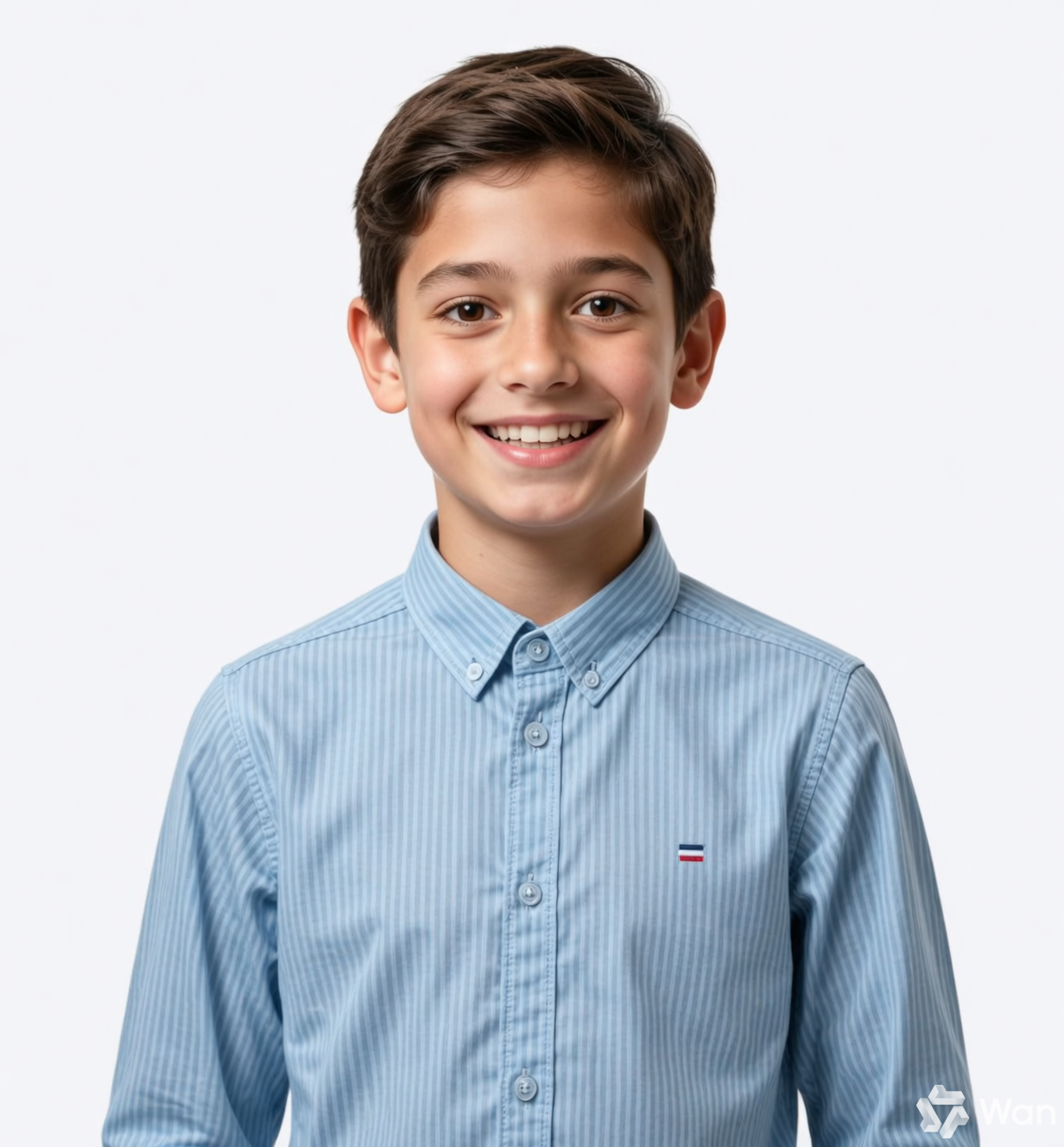 JUNIOR CLUB BOYS  REGULAR FIT POPLIN STRIPED STRETCH FULL SLEEVE SHIRT FOR BOYS