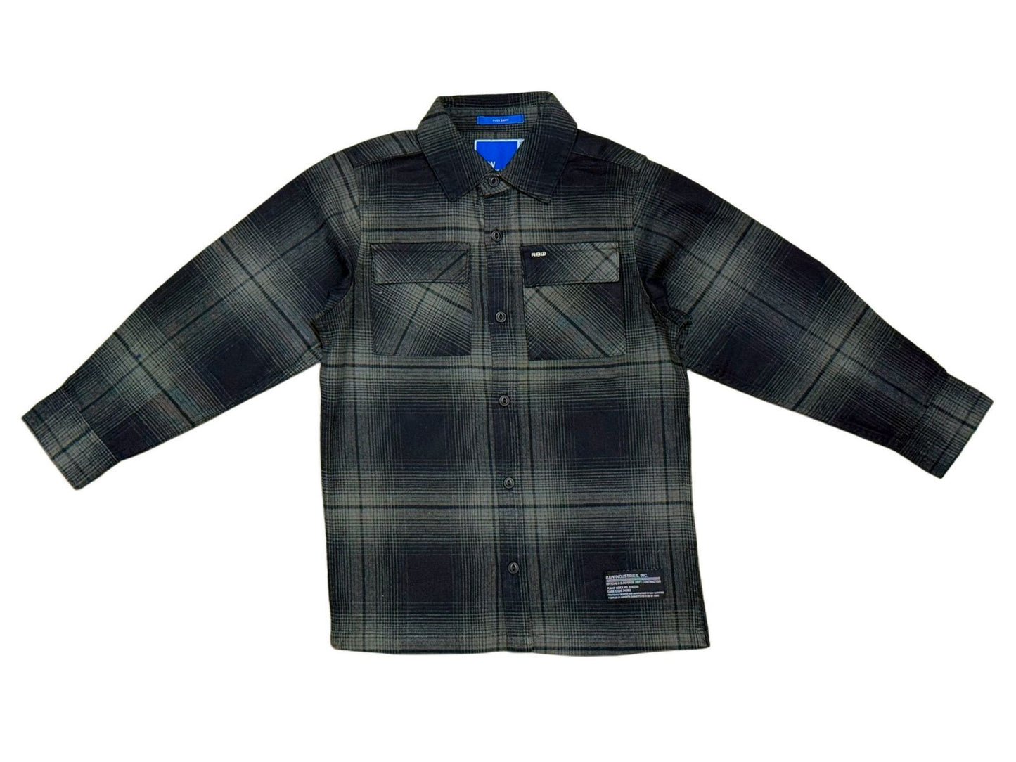 RAW OUTFITTERS BOYS CHECK OVERSHIRT