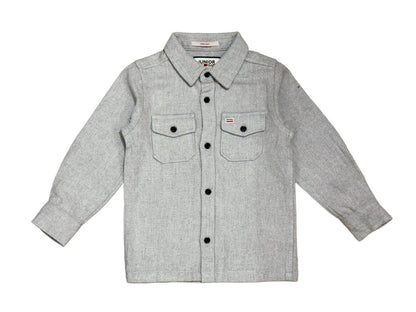 JUNIOR CLUB BUTTON-UP OVERSHIRT – Long Sleeve