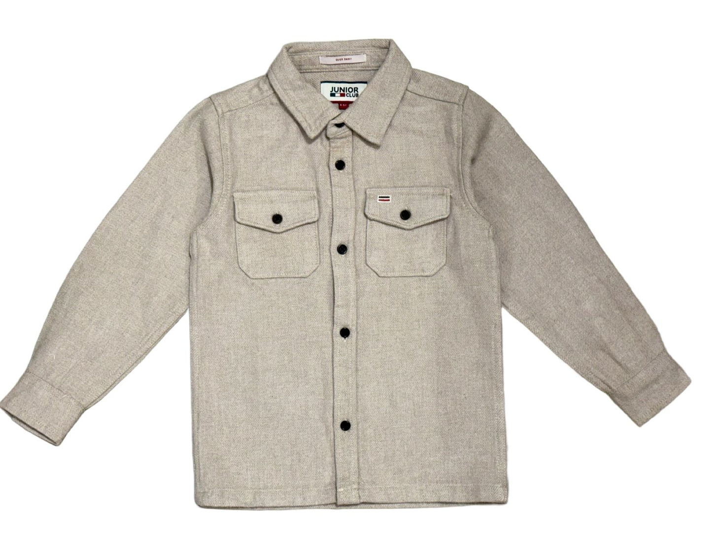 JUNIOR CLUB BUTTON-UP OVERSHIRT – Long Sleeve