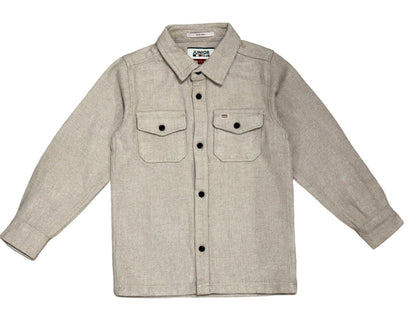 JUNIOR CLUB BUTTON-UP OVERSHIRT – Long Sleeve