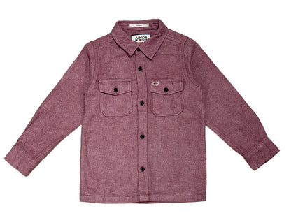JUNIOR CLUB BUTTON-UP OVERSHIRT – Long Sleeve