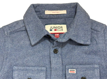 JUNIOR CLUB BUTTON-UP OVERSHIRT – Long Sleeve