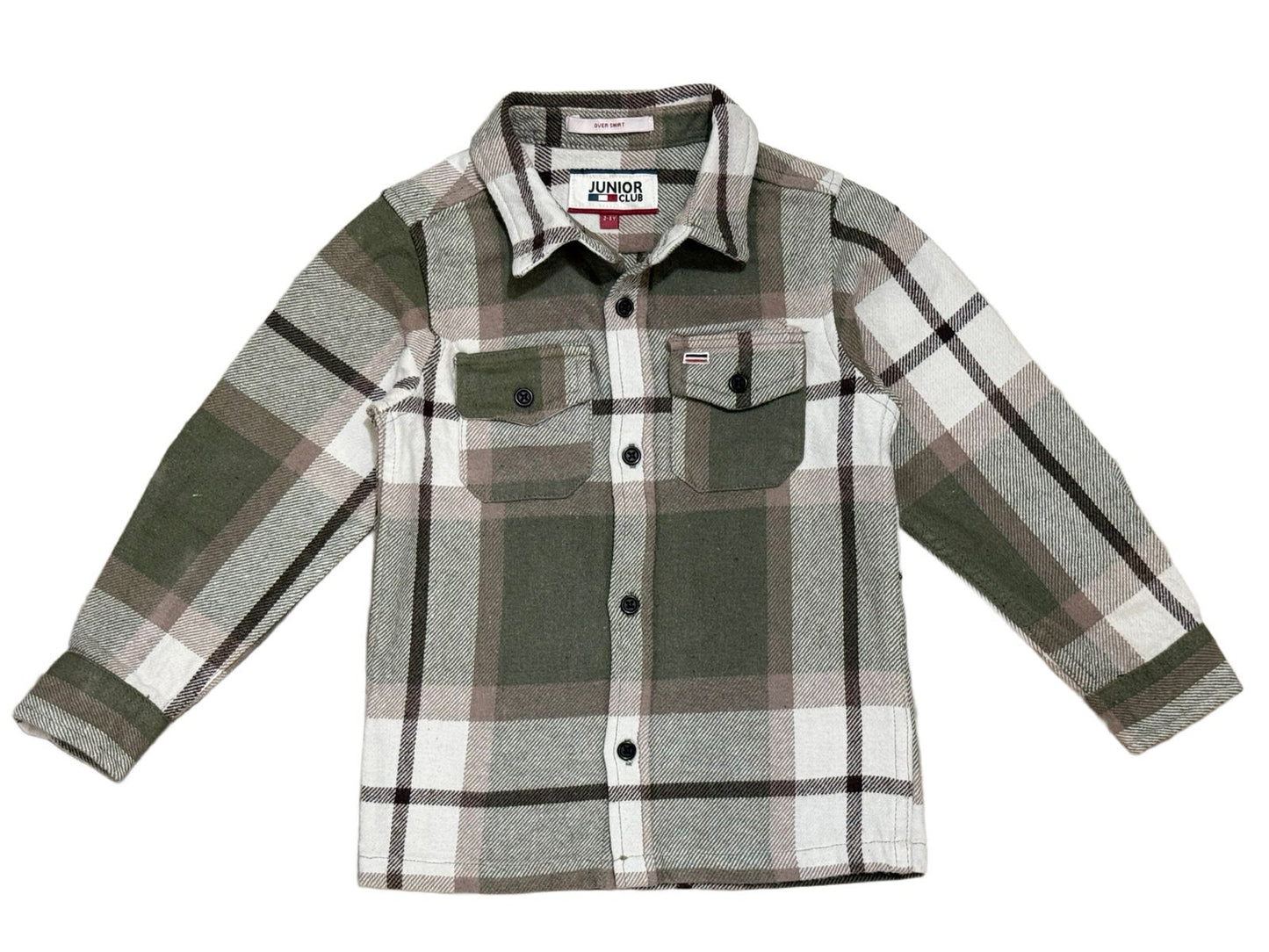 JUNIOR CLUB KIDS CASUAL FULL SLEEVE CHECKED SHIRT