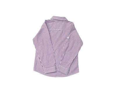JUNIOR CLUB BOYS  REGULAR FIT POPLIN STRIPED STRETCH FULL SLEEVE SHIRT FOR BOYS