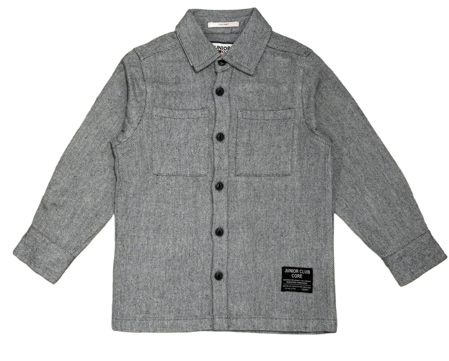 JUNIOR CLUB BOYS CORE BUTTON-UP OVERSHIRT