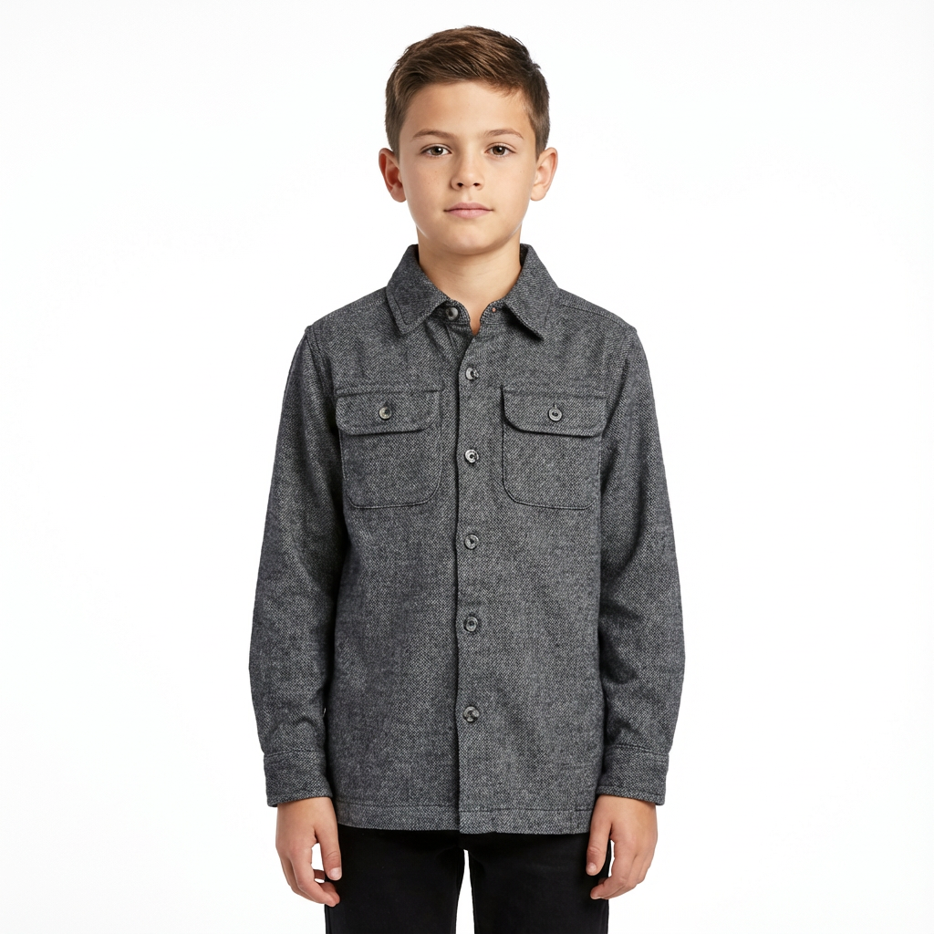 RAW OUTFITTERS SMART COTTON SHACKET FOR BOYS – Trendy & Comfy