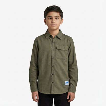 RAW OUTFITTERS SMART COTTON SHACKET FOR BOYS – Trendy & Comfy