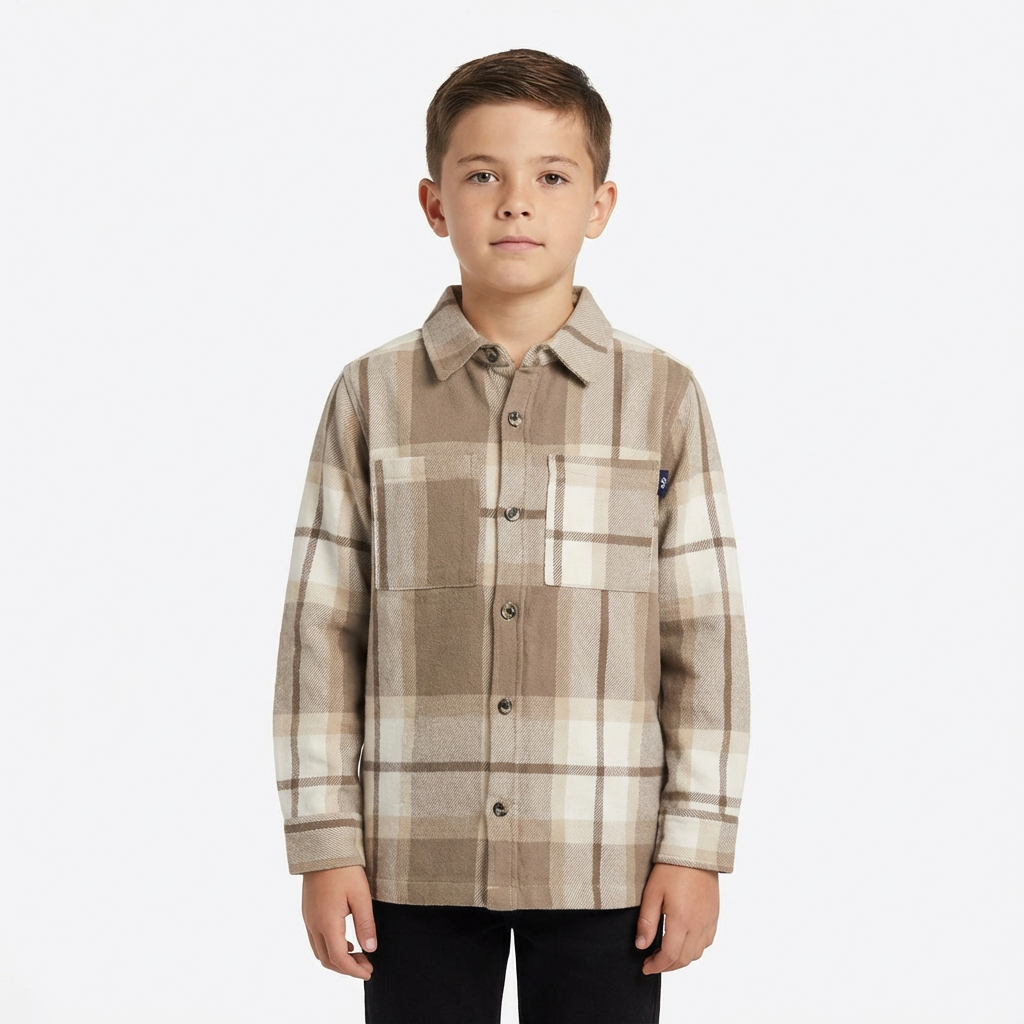 RAW OUTFITTERS BOYS CHECK OVERSHIRT