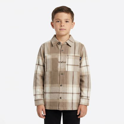 RAW OUTFITTERS BOYS CHECK OVERSHIRT
