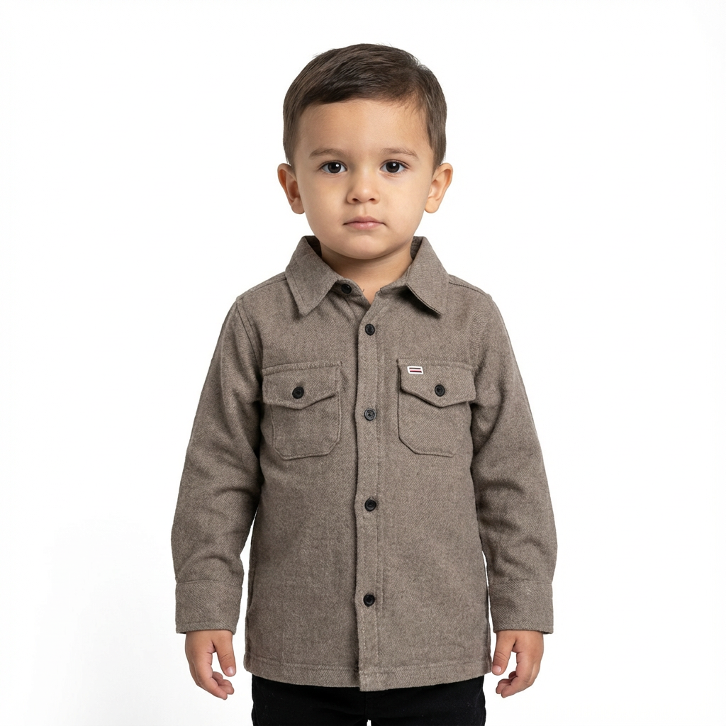 JUNIOR CLUB BUTTON-UP OVERSHIRT – Long Sleeve