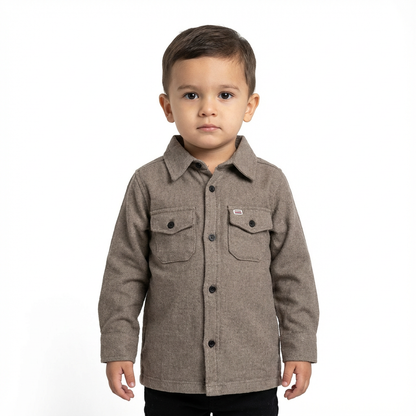 JUNIOR CLUB BUTTON-UP OVERSHIRT – Long Sleeve
