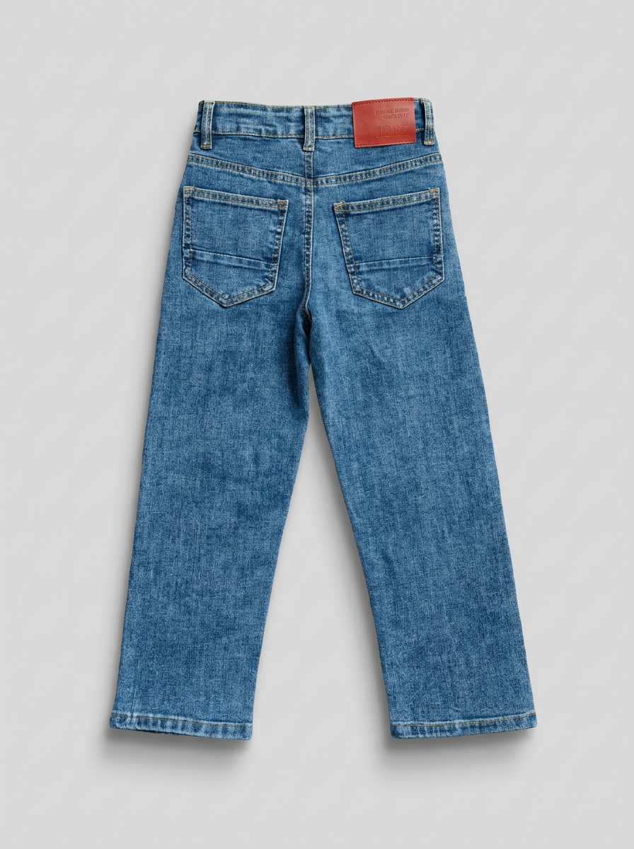 JUNIOR CLUB BOYS STRETCHABLE DENIM PANTS – COMFORTABLE EVERYDAY JEAN