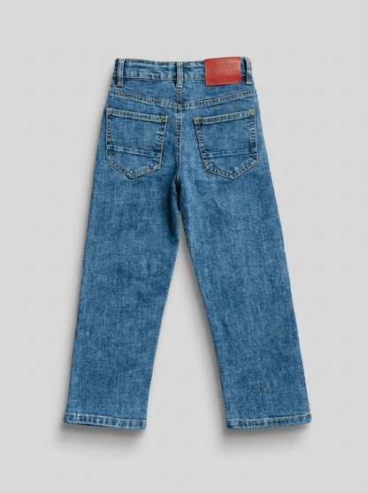 JUNIOR CLUB BOYS STRETCHABLE DENIM PANTS – COMFORTABLE EVERYDAY JEAN