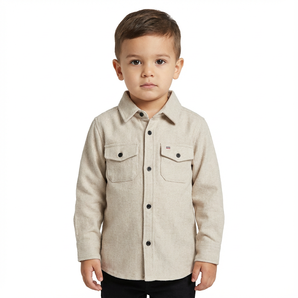 JUNIOR CLUB BUTTON-UP OVERSHIRT – Long Sleeve