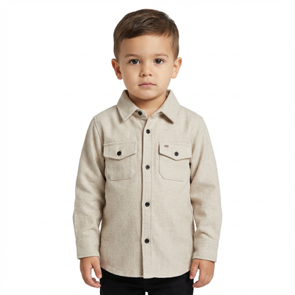 JUNIOR CLUB BUTTON-UP OVERSHIRT – Long Sleeve