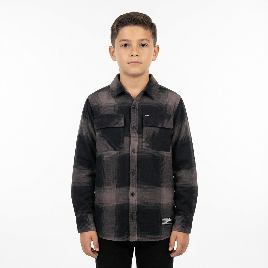 RAW OUTFITTERS BOYS CHECK OVERSHIRT
