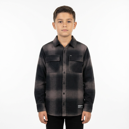 RAW OUTFITTERS BOYS CHECK OVERSHIRT