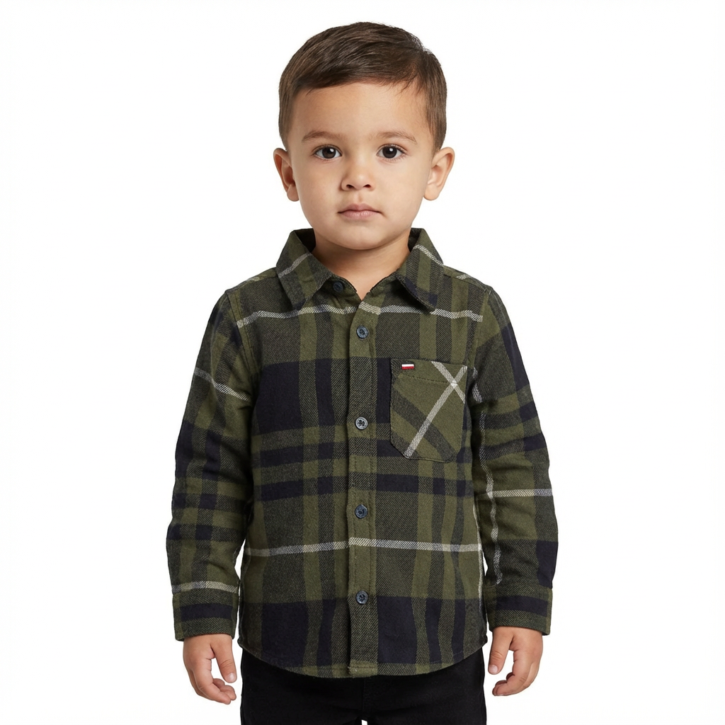 JUNIOR CLUB SMART FIT CHECK SHIRT FOR KIDS