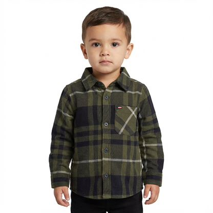 JUNIOR CLUB SMART FIT CHECK SHIRT FOR KIDS