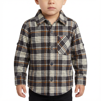 JUNIOR CLUB SMART FIT CHECK SHIRT FOR KIDS