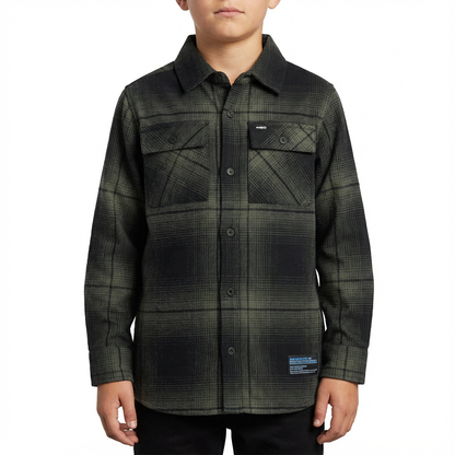 RAW OUTFITTERS BOYS CHECK OVERSHIRT